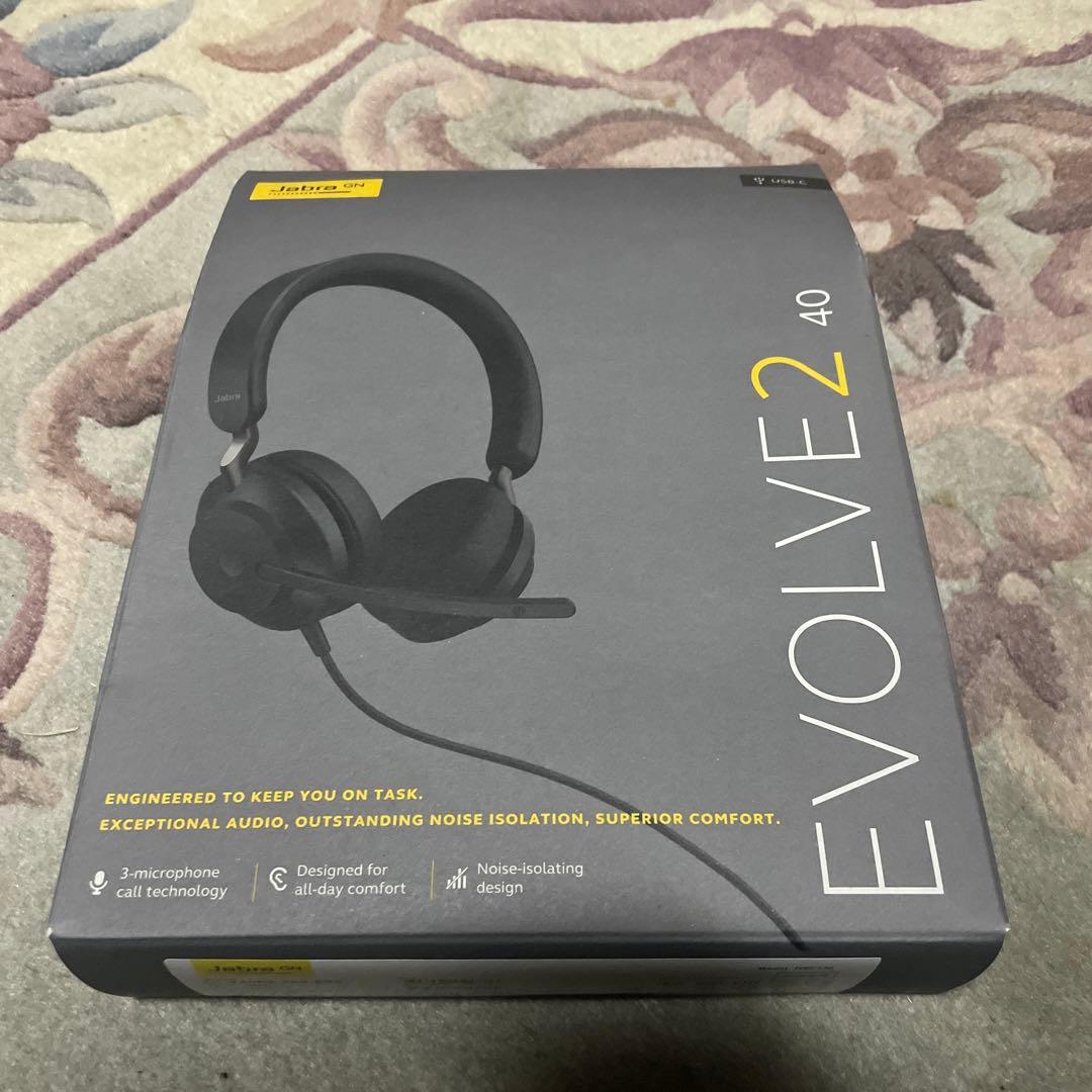Evolve 2 40 有線ヘッドセット usb-c