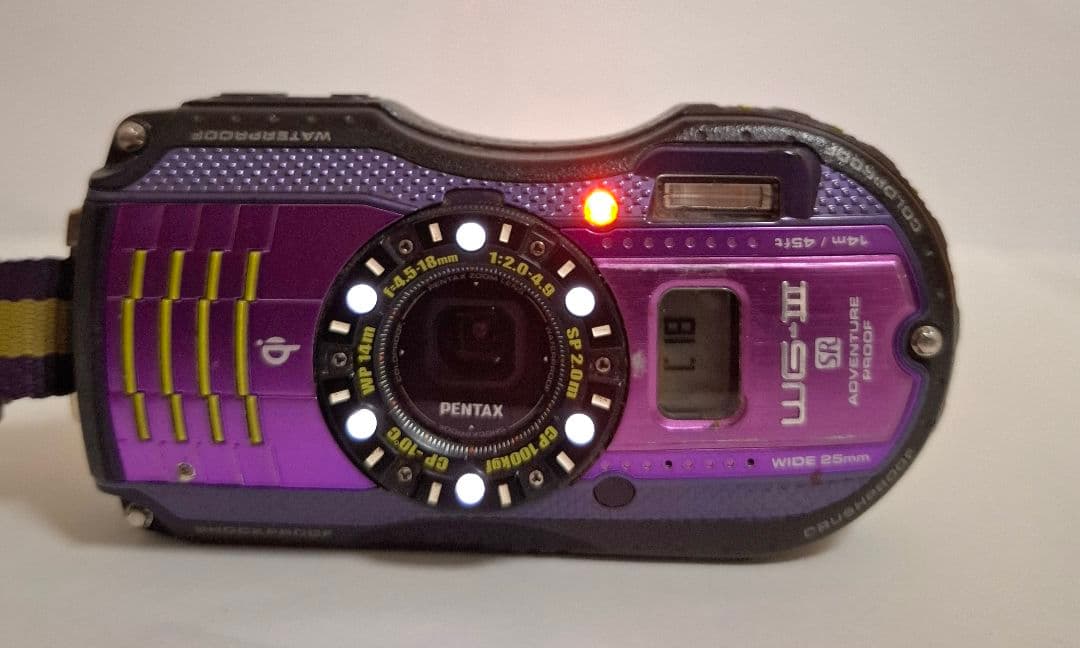 [準美品]ペンタックス PENTAX OPTIO WG-3 GPSデジタルカメラ