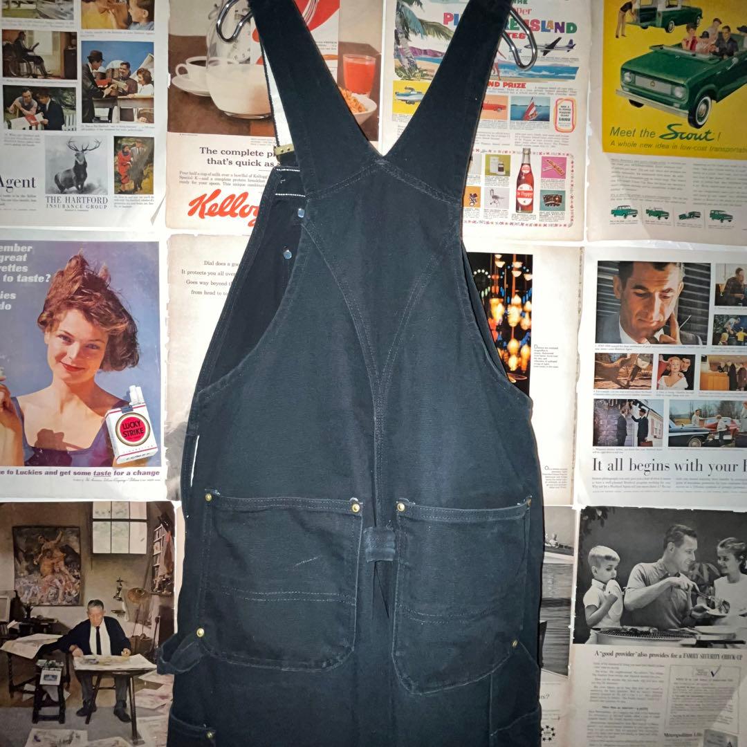 パンツ CARHARTT OVERALLS BLACK