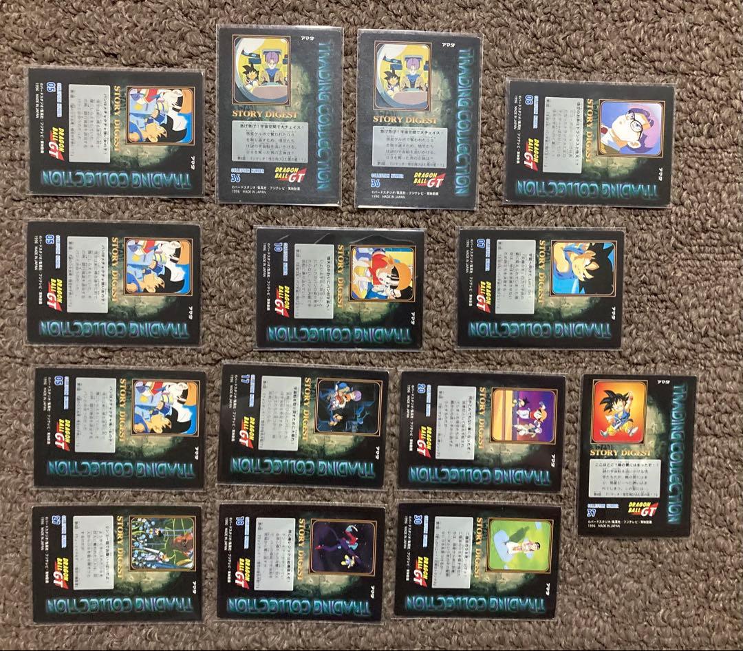 1996年　アマダ　ドラゴンボールGT カード　鳥山明　14枚セット