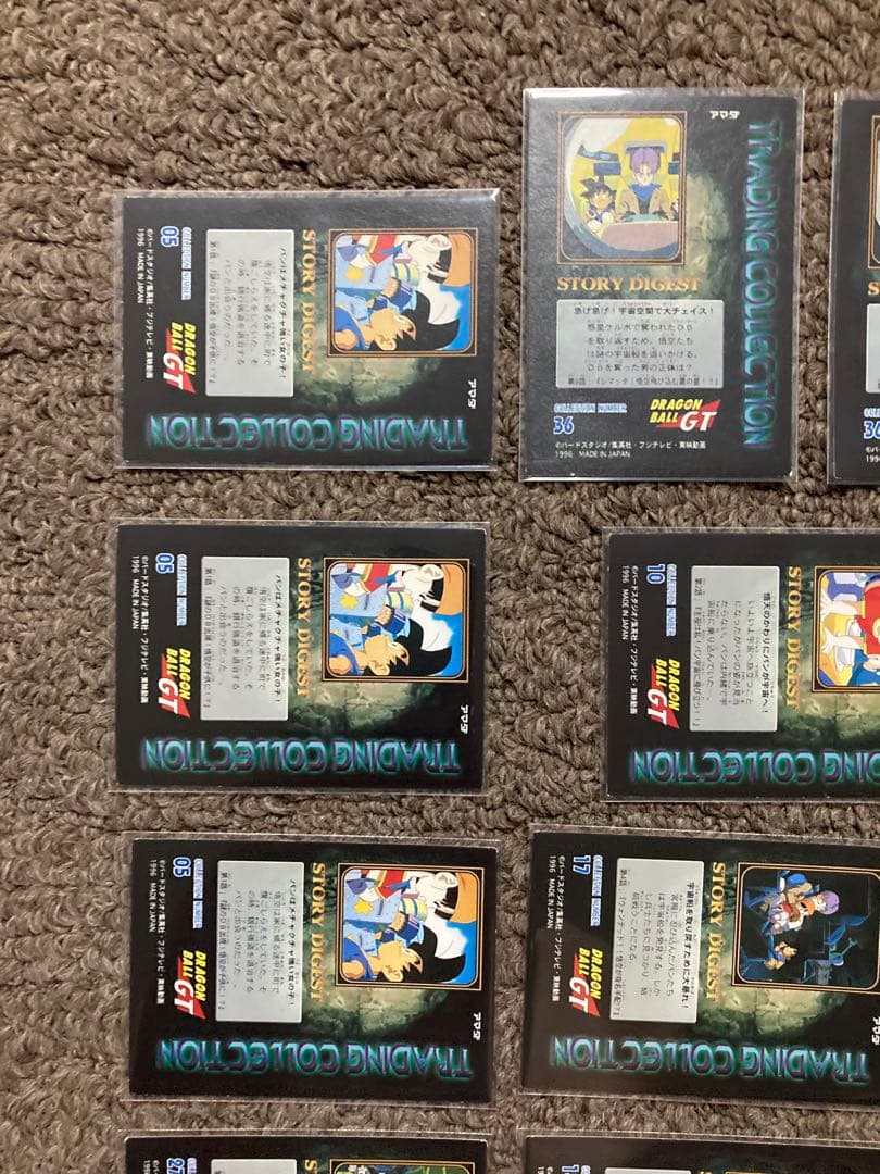 1996年　アマダ　ドラゴンボールGT カード　鳥山明　14枚セット