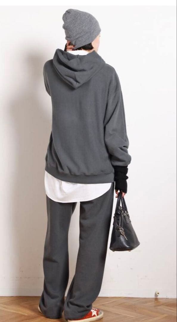 AMERICANA AMEYemblem HOODIE PULLOVERブラック