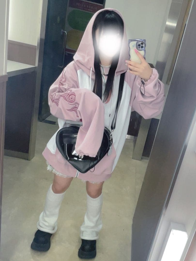 GALFY (ガルフィー) うらめしやパーカー PINK