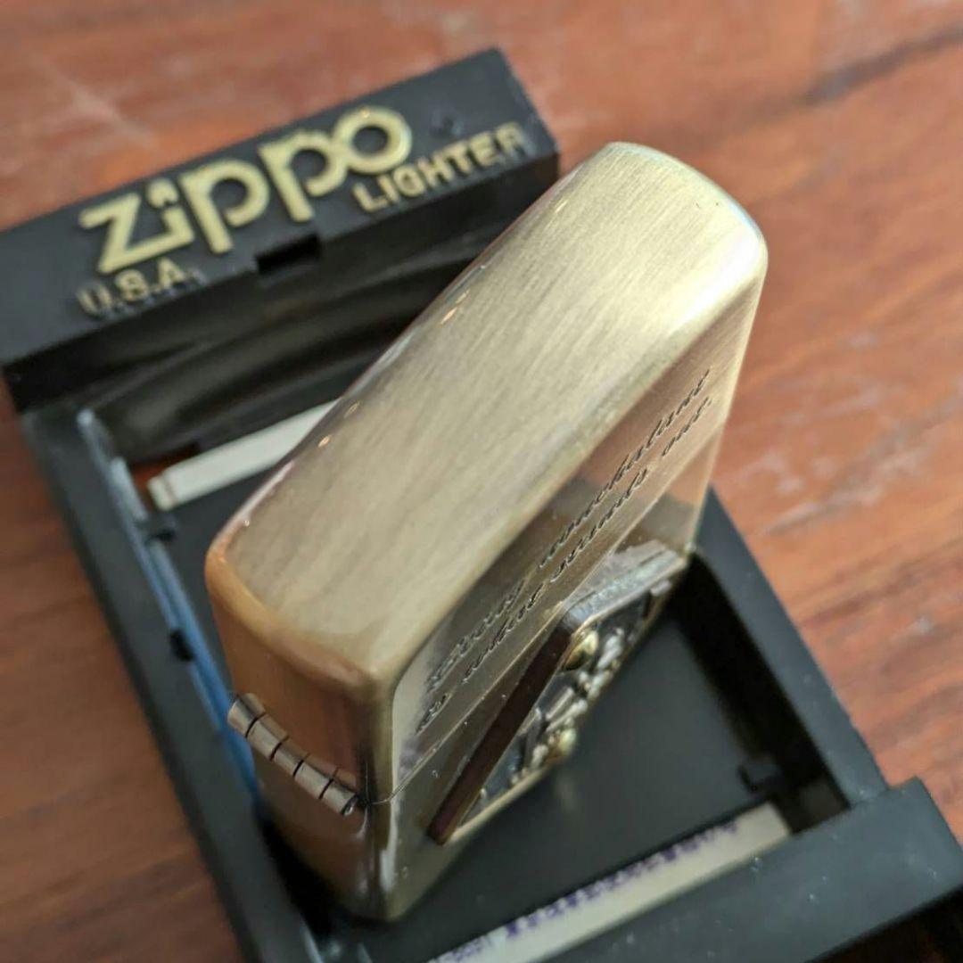 新品 96年製 カワサキ Kawasaki Zippo 真鍮