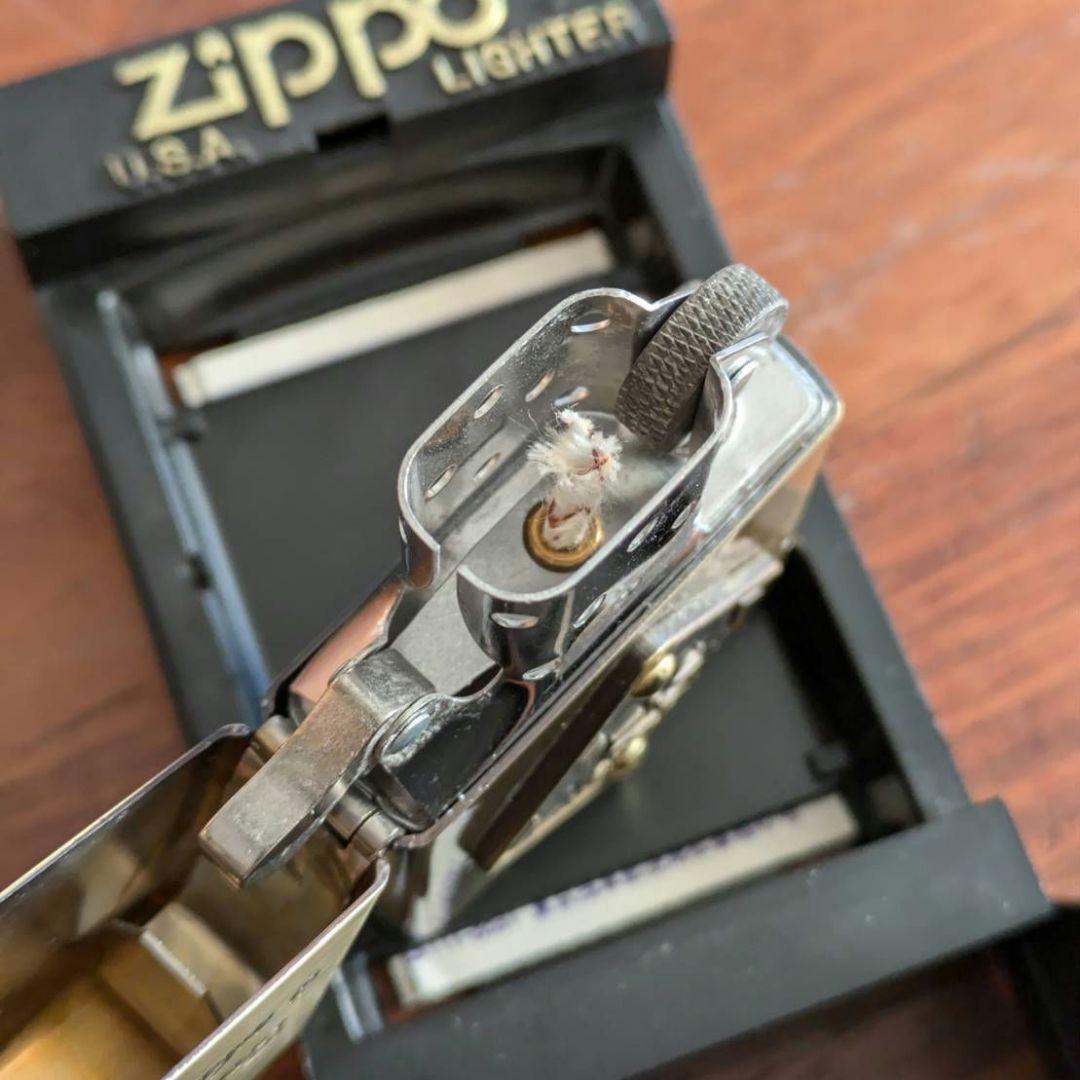 新品 96年製 カワサキ Kawasaki Zippo 真鍮