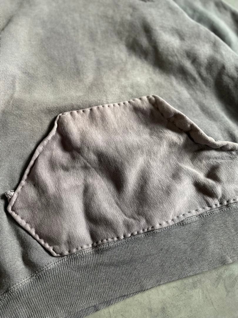 し*も様 60s 後付けパーカー リメイク スウェット フェード