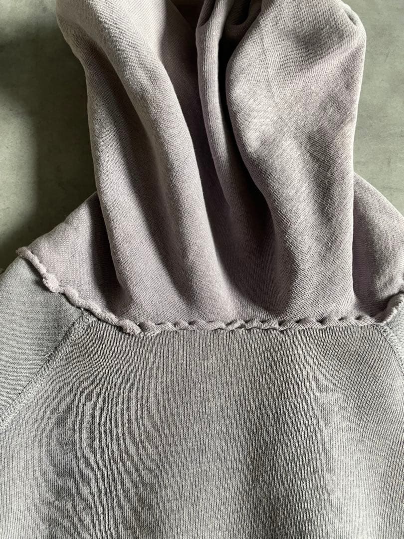 し*も様 60s 後付けパーカー リメイク スウェット フェード