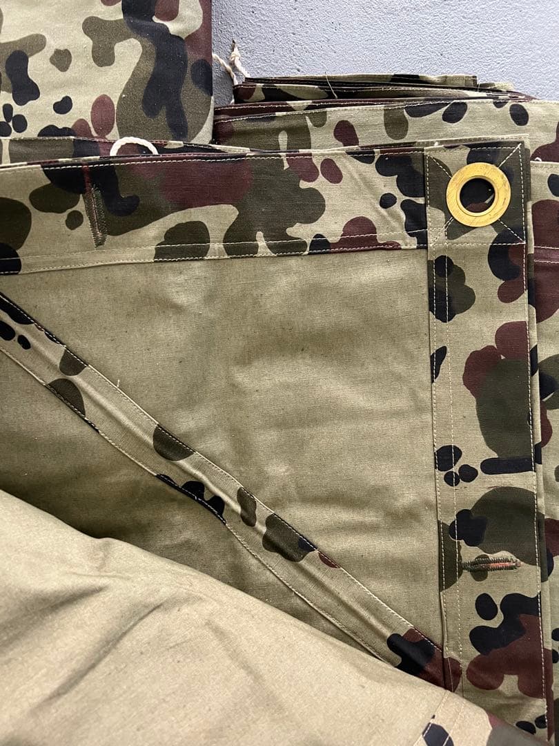 ルーマニア 軍幕 デッド 希少 アメーバカモ デットストック M47 3枚セット