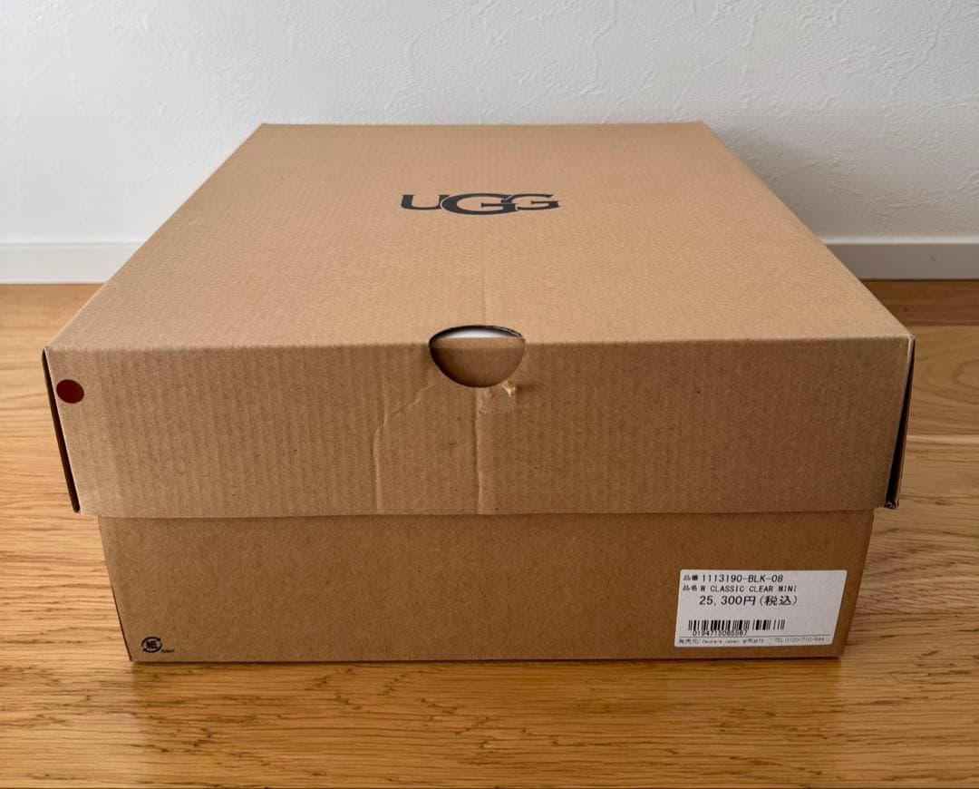 新品試着のみ★UGG レディース クラシック クリア ミニ ブラック 8