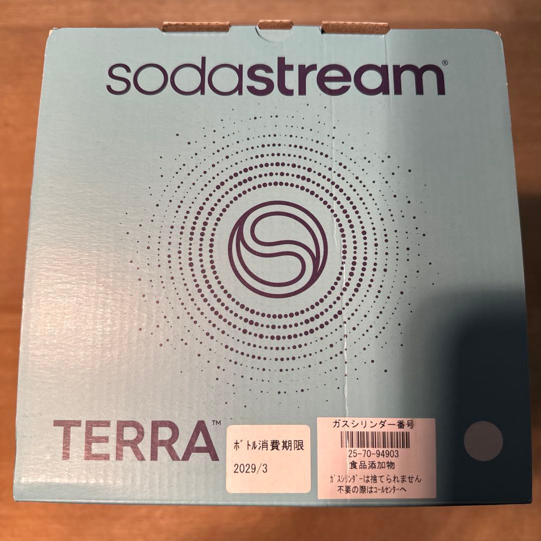 【新品未使用】sodastream TERRA 自動炭酸水メーカー ホワイト