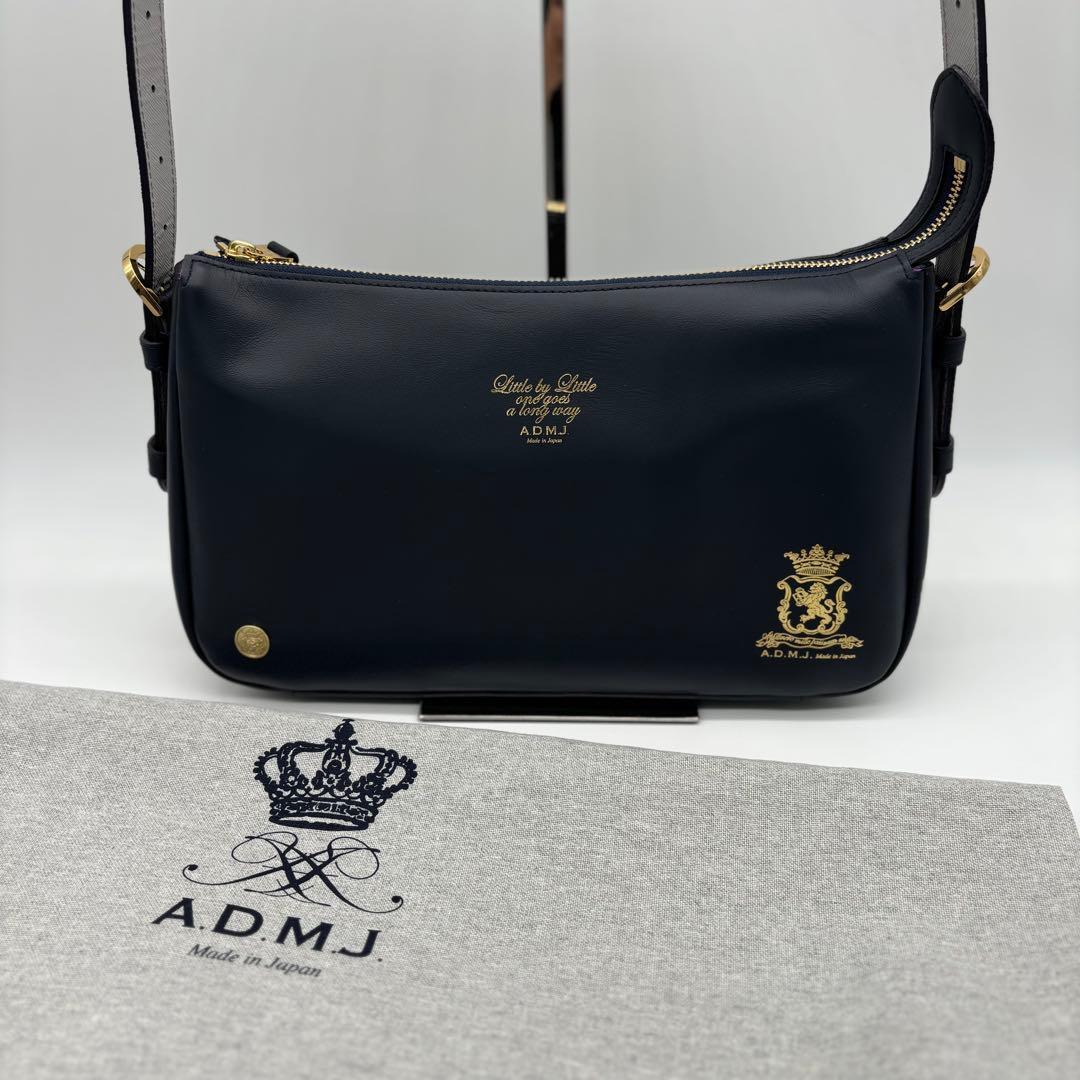 新品同様✨ADMJ アクセソワドゥマドモワゼル ショルダーバッグ ネイビー