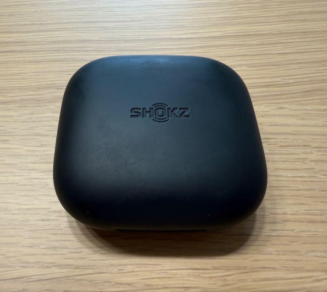 SHOKZ OpenFit Air ワイヤレスイヤホン 耳掛け式 黒