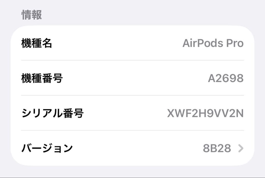 Airpods Pro 2 （Lightning版）