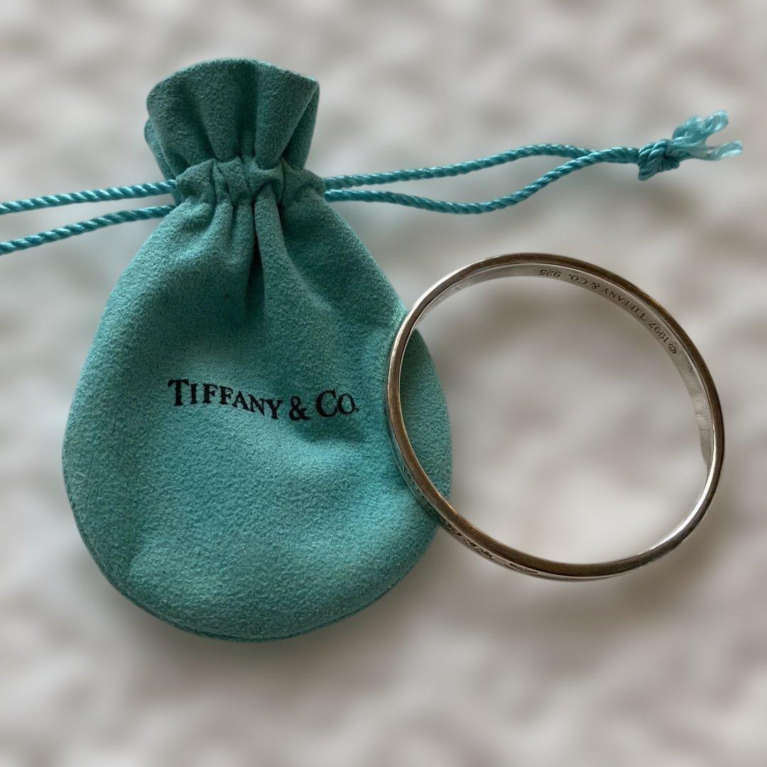 ティファニー 1837 ナローバングル 925 シルバー 中古品