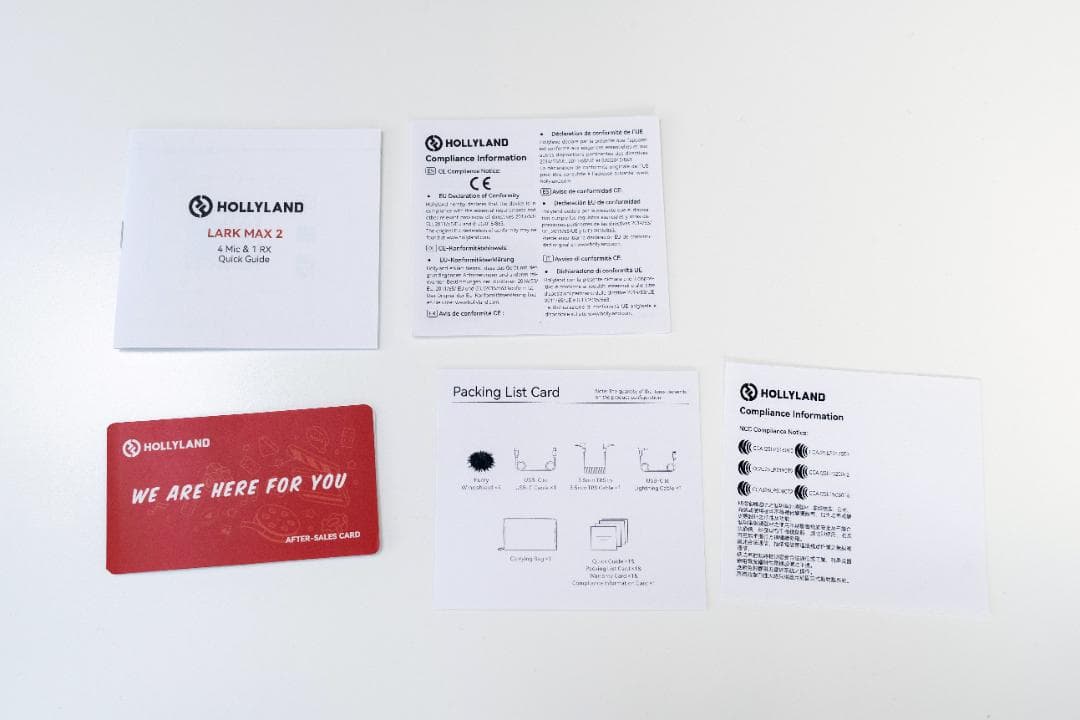 Hollyland LARK MAX 2 Combo（4人用）ワイヤレスマイク