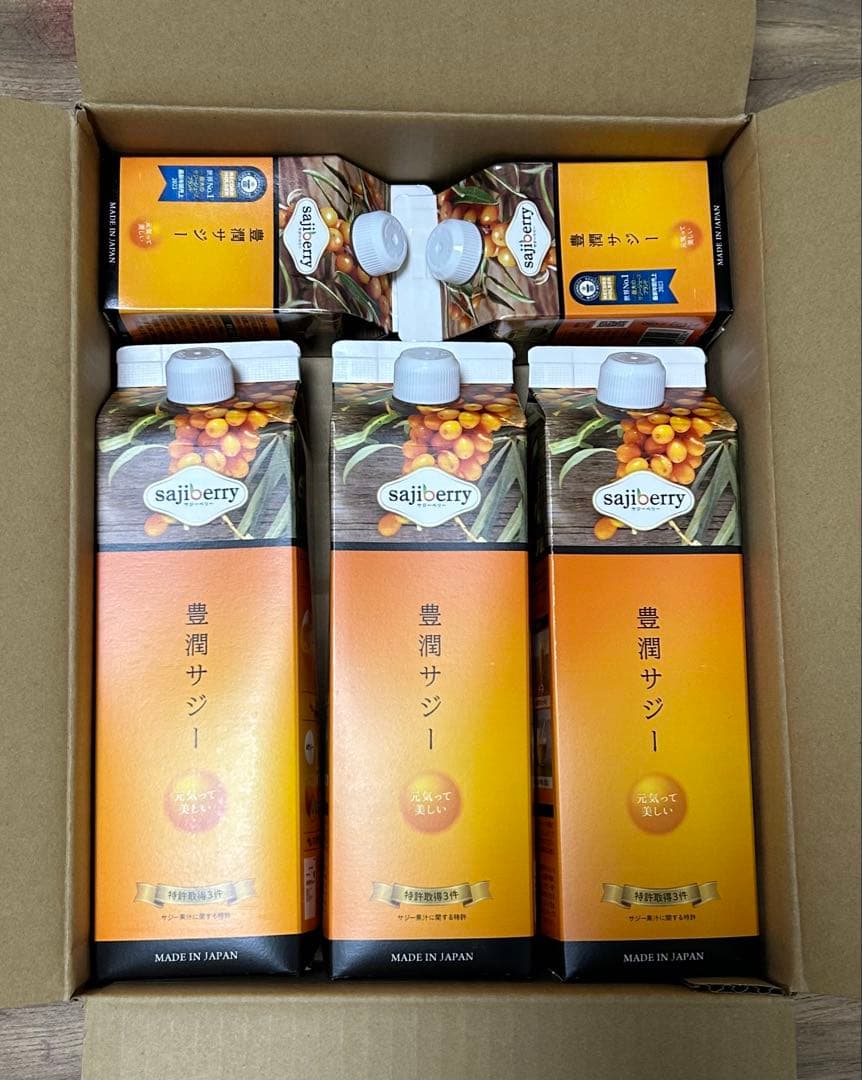 フィネス 豊潤サジー５本セット 1000ml 3本　300ml ２本