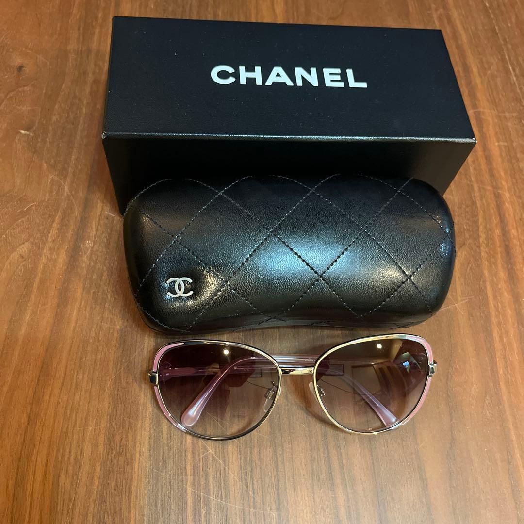 極美品　CHANEL カメリア　サングラス