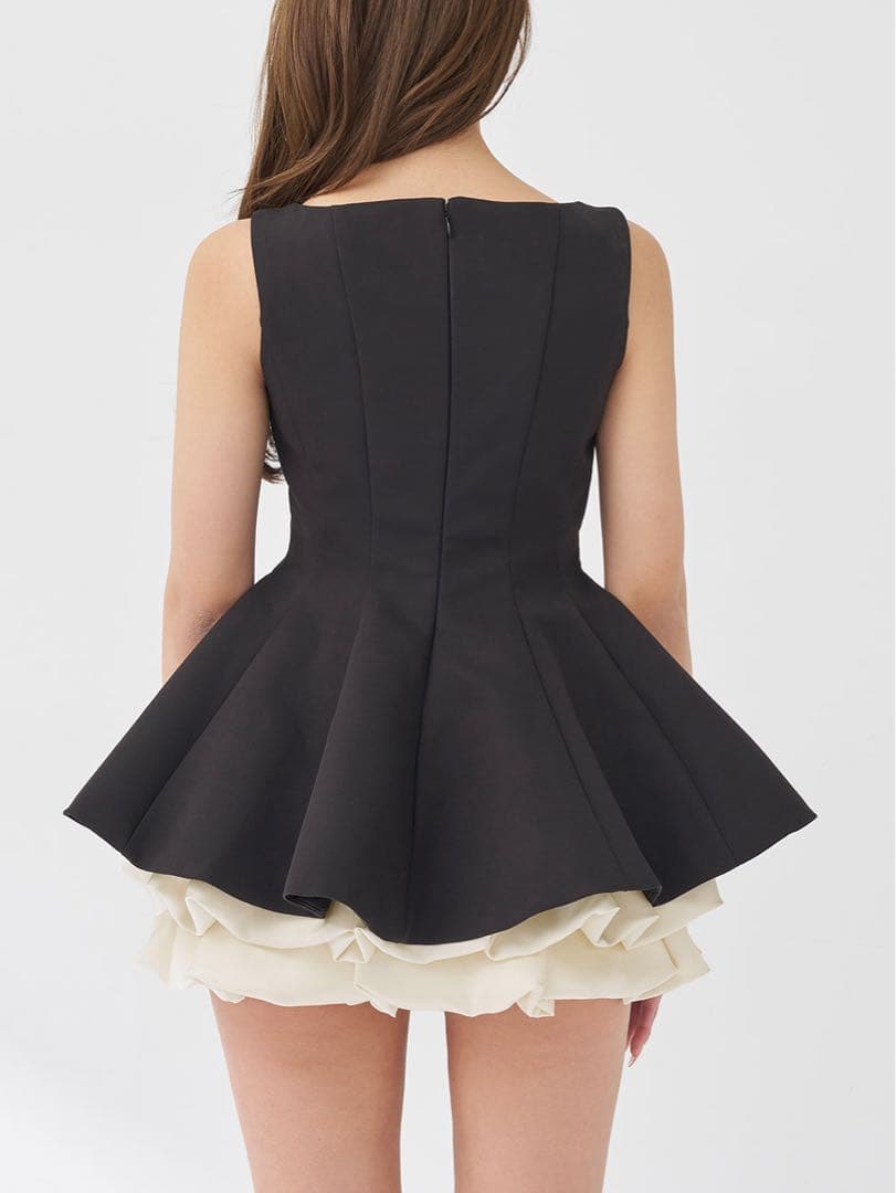 ビジューフレアバルーンミニドレス darich