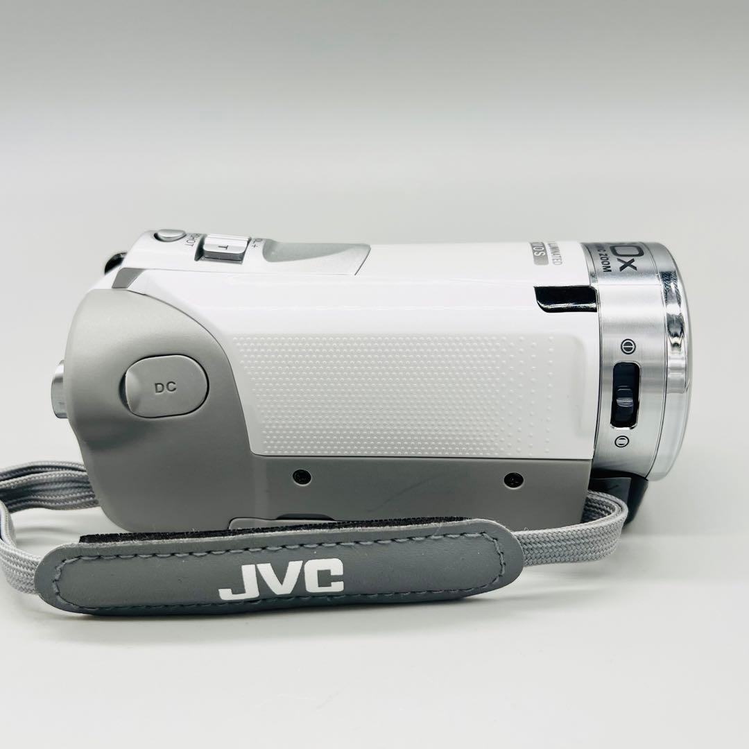 【美品】JVC ビデオカメラ　GZ-E770-W カメラバッグ付