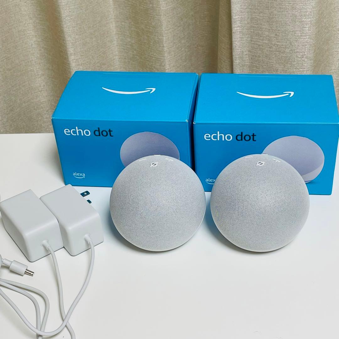 Amazon Echo Dot ホワイト5世代 2台セット