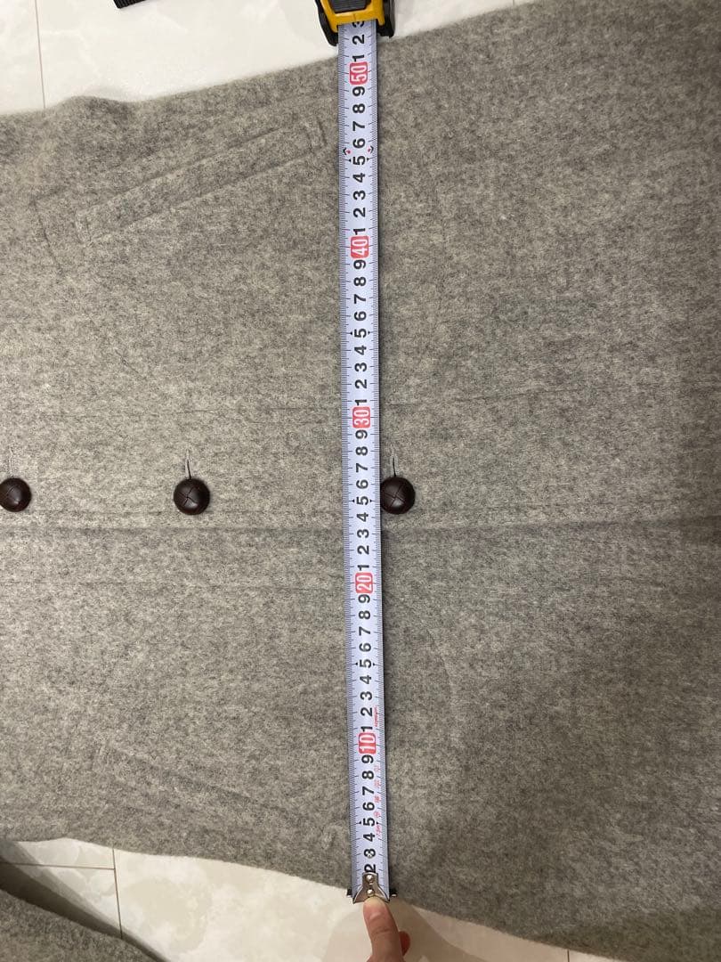 DANTON ウールモッサ　フード付きコート