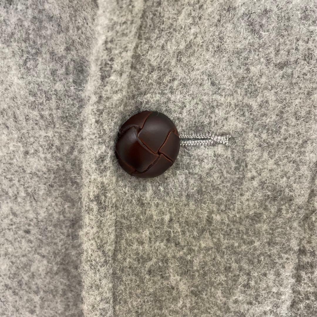 DANTON ウールモッサ　フード付きコート