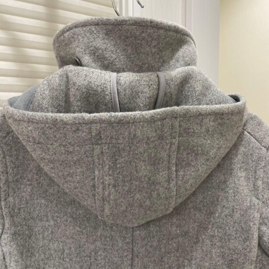 DANTON ウールモッサ　フード付きコート