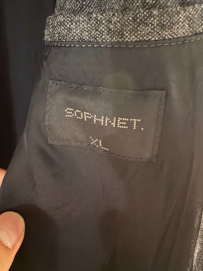 SOPHNET. ダークグレー ウールカシミヤ混 セットアップ