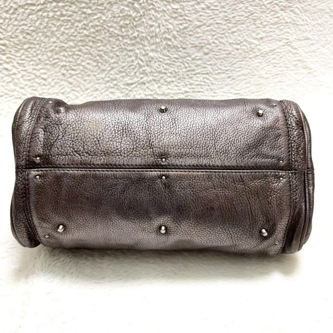 Chloe クロエ パディントン ハンドバッグ 南京錠 鍵付 ブロンズ系