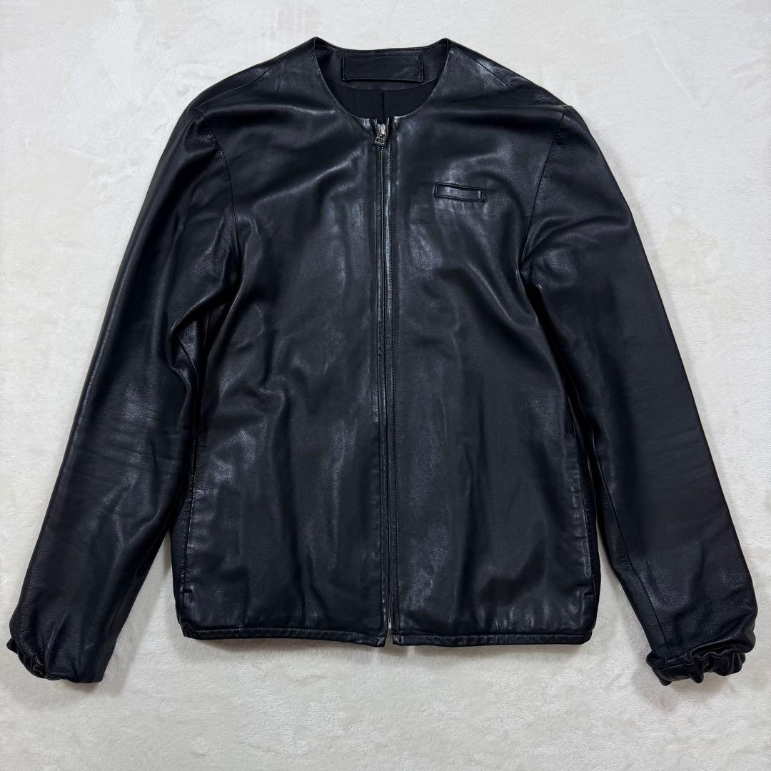 Dulcamara ドゥルカマラ ラムレザー バルーンブルゾン M 黒