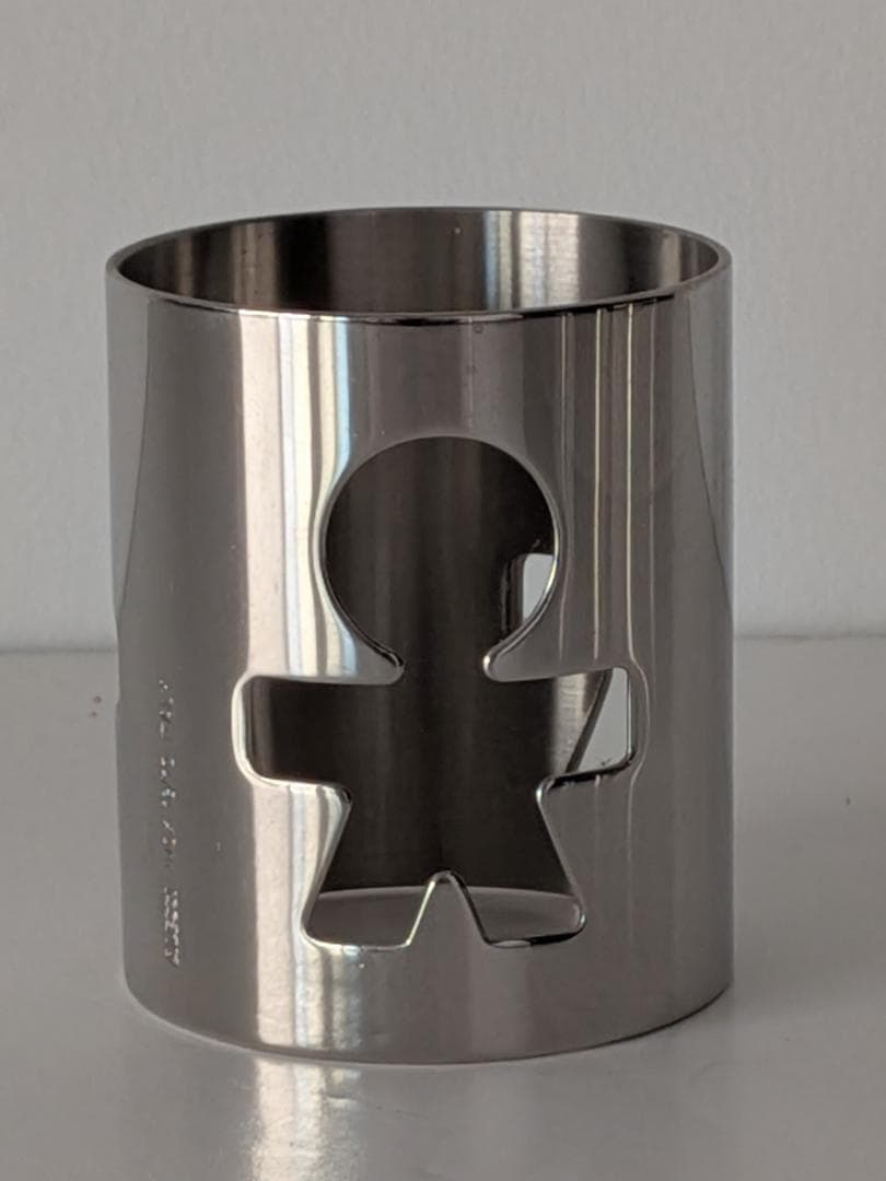 「Tami」ALESSI ジロトンドステンレス製ナプキンリングセット6個