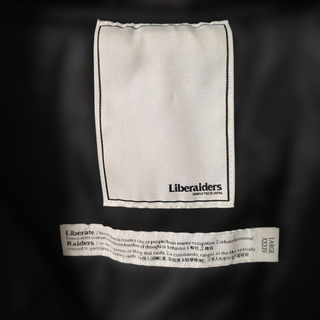 極美品liberaiders、リベレイダース ダウンベスト Lサイズ 黒
