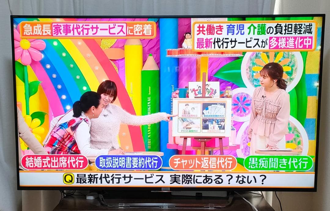 SONY 65V型 4K 液晶テレビ BRAVIA KJ-65X8500C