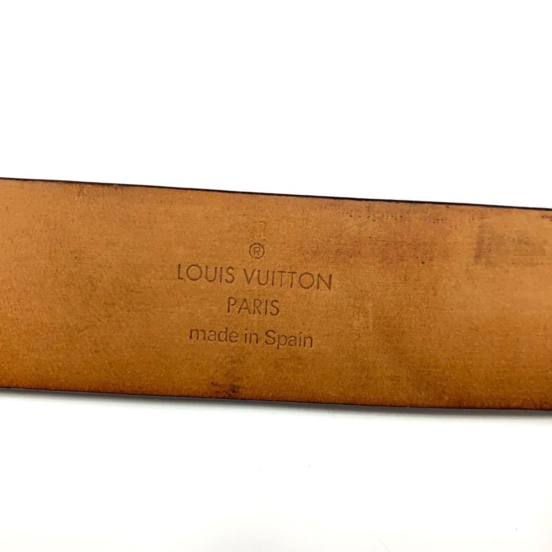 美品　ヴィトン　モノグラム　サンチュール　キャレ　ベルト