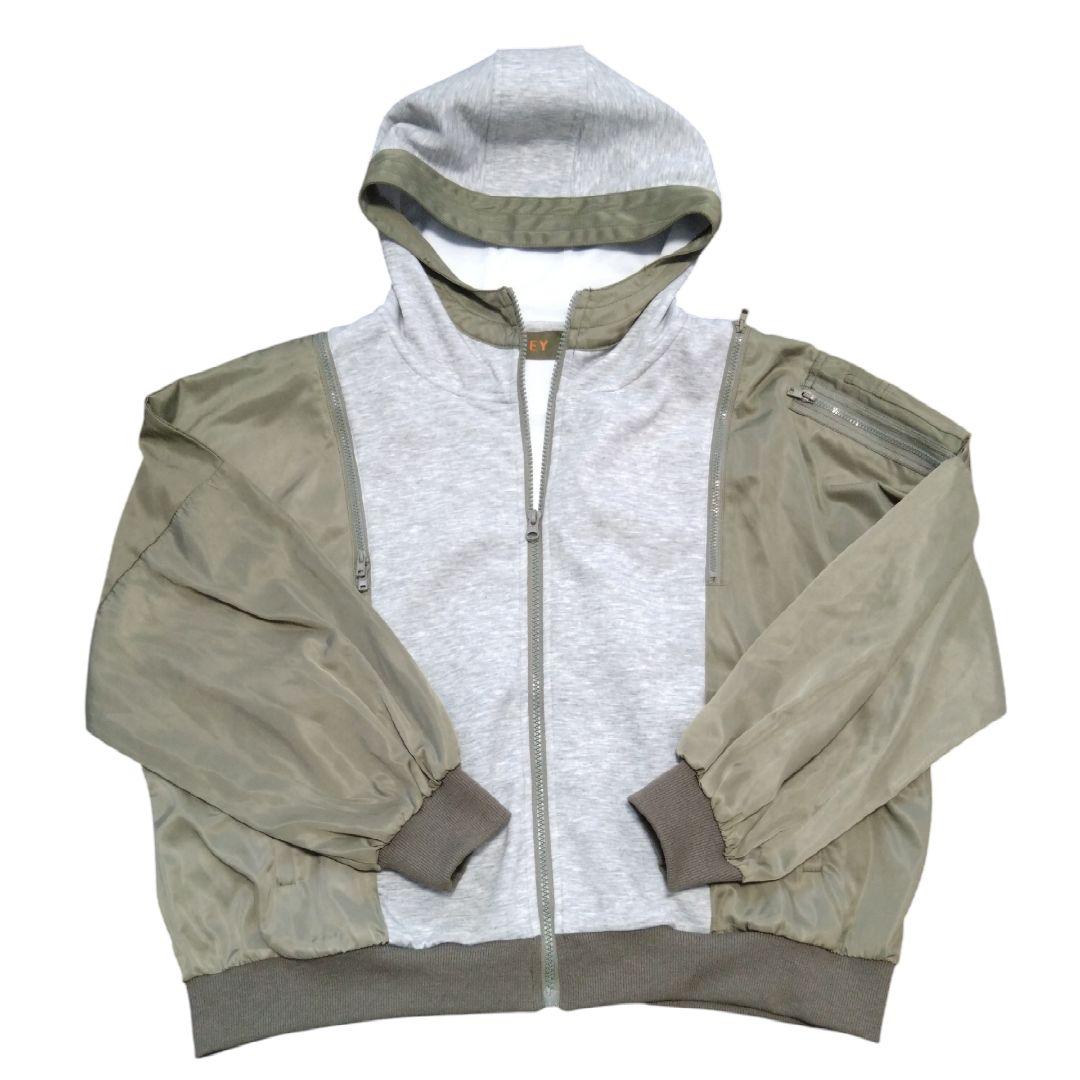 Risley リズレー肩ZIPパーカー フリーサイズ　即日発送