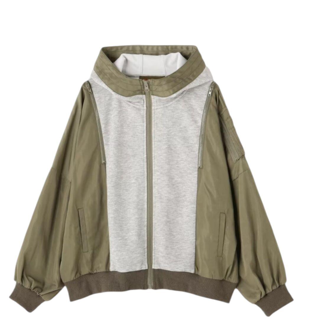 Risley リズレー肩ZIPパーカー フリーサイズ　即日発送