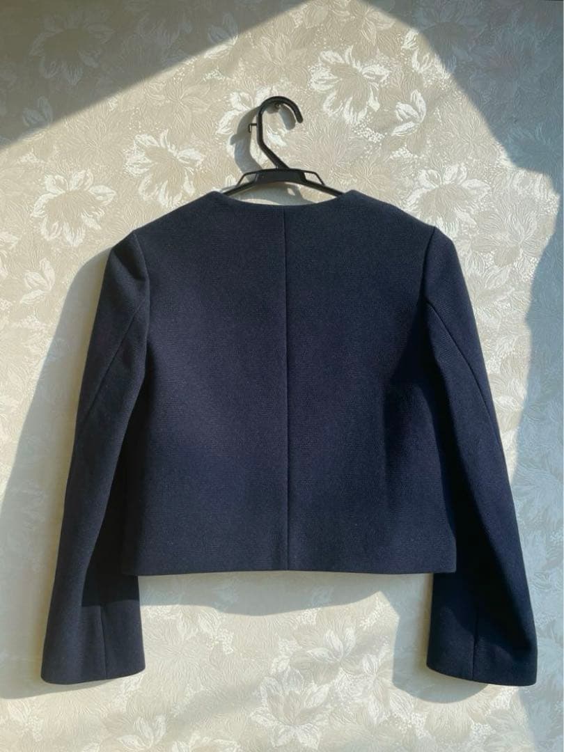 ポンポネット ジュニア フォーマル ボレロ ジャケット 150cm ブローチ付き