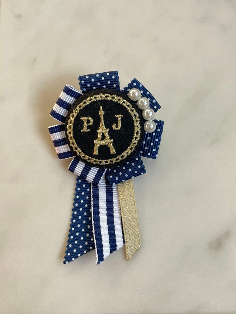 ポンポネット ジュニア フォーマル ボレロ ジャケット 150cm ブローチ付き