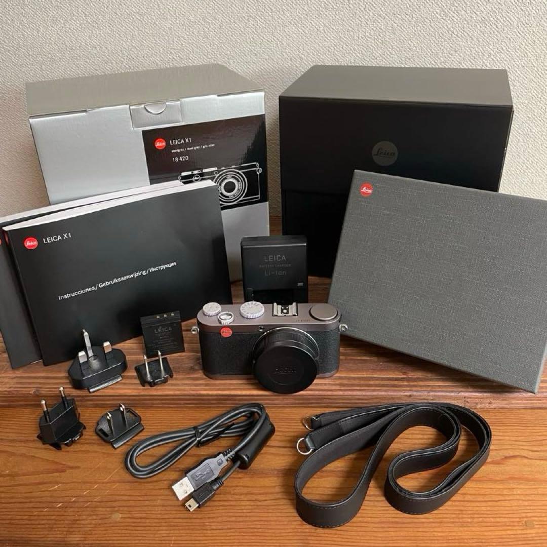 Leica ライカ X1 スチールグレー 付属品付き