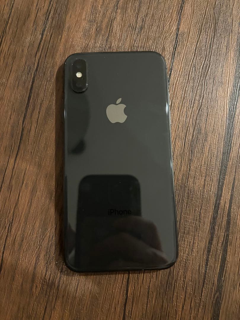 【美品】Apple iPhone X ブラック本体　256GB