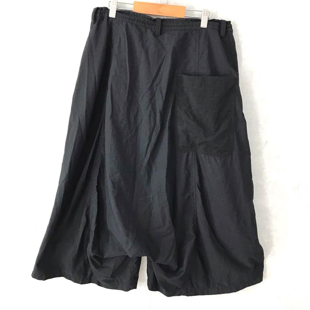 Y`s ヨウジヤマモト サルエルパンツ ワイドパンツ ブラック 2