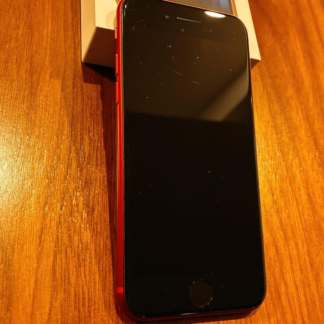 iPhoneSE 第3世代 レッド 128GB SIMフリー 箱&付属品あり