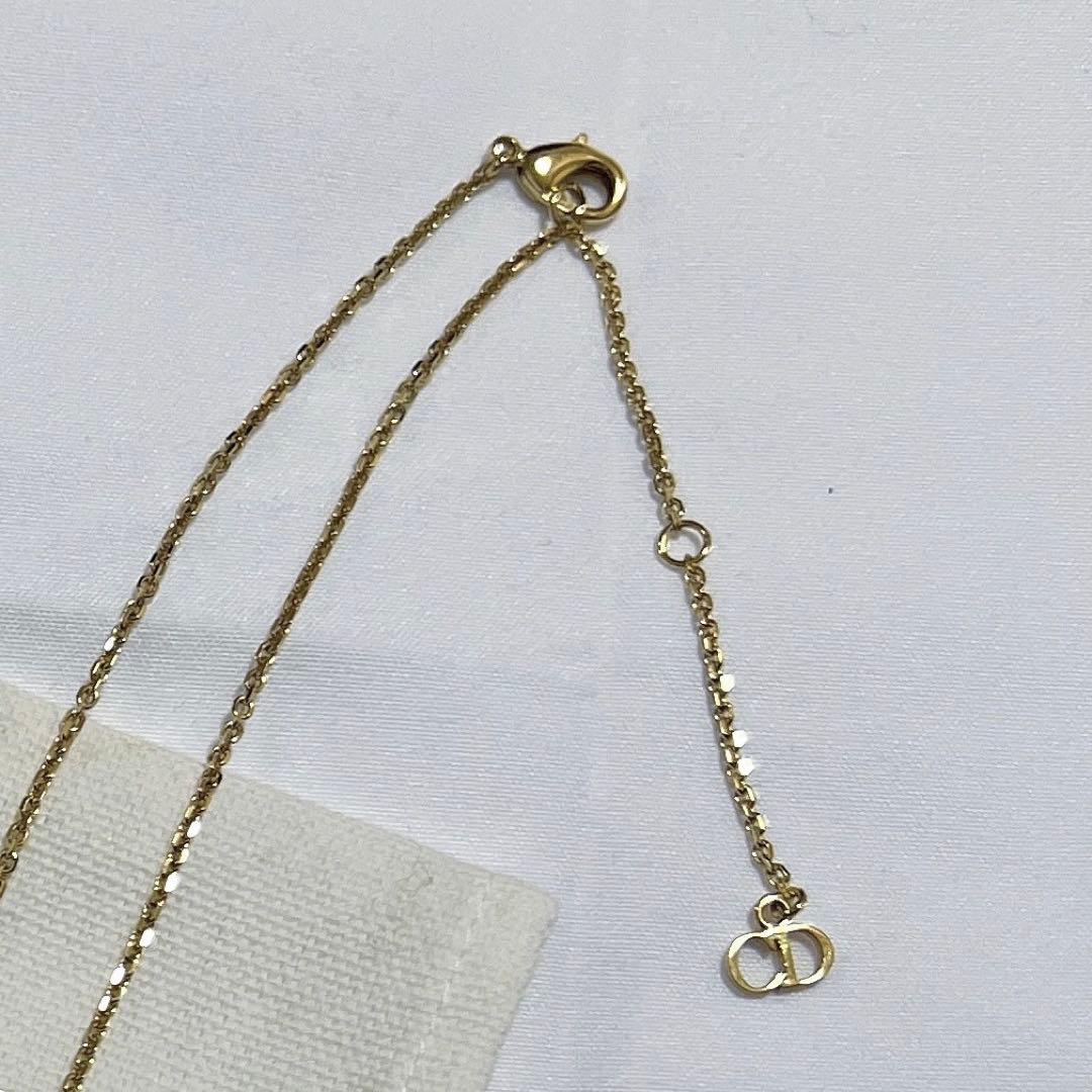Dior ネックレス Clair D Lune ラインストーン ゴールド パール