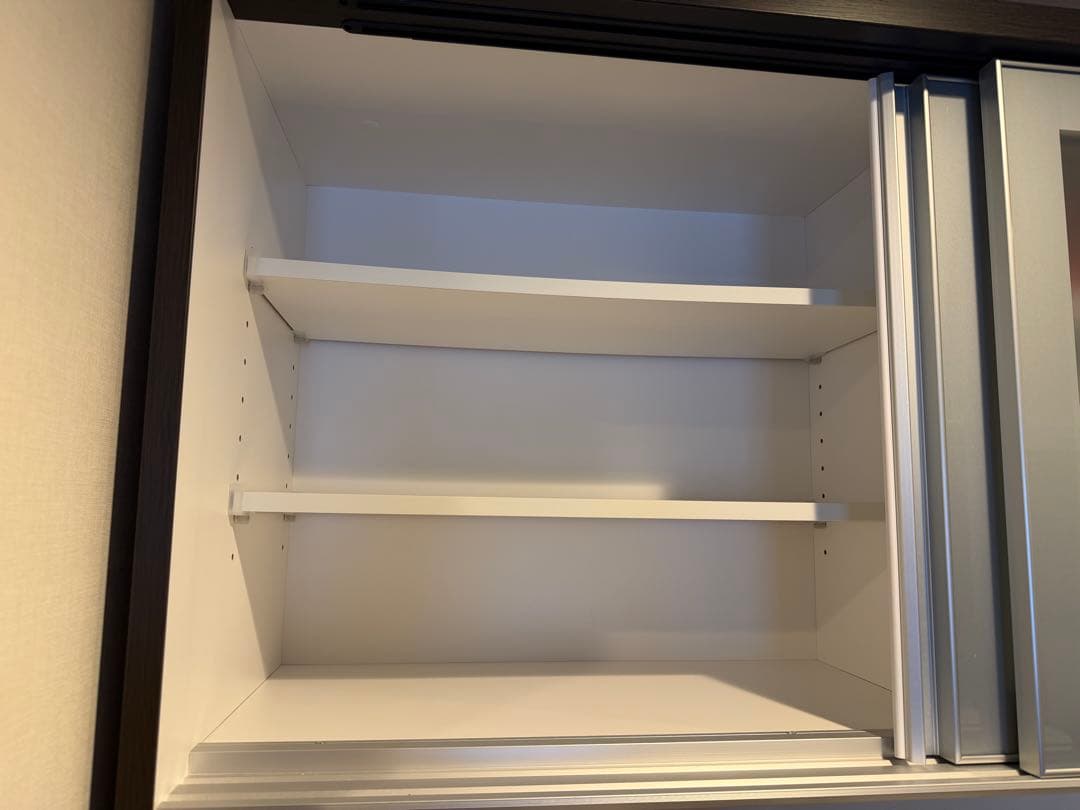 ※hana【美品】ダークブラウン 食器棚 幅約120cm ニトリ