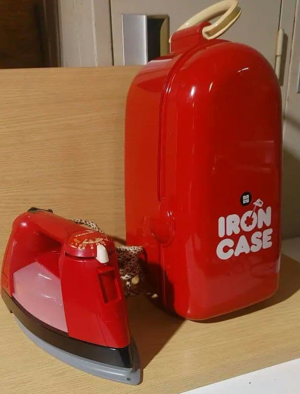 昭和レア物　ナショナル　NJ-10Cアイロンケース　東芝アイロンTA-610S