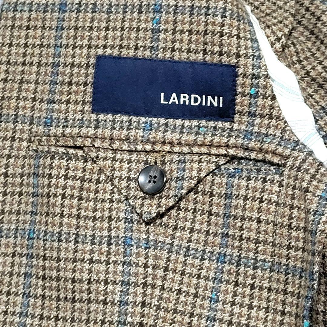 ★未使用近 ラルディーニ 秋冬 超高級ツイード ブラウン テーラードジャケット