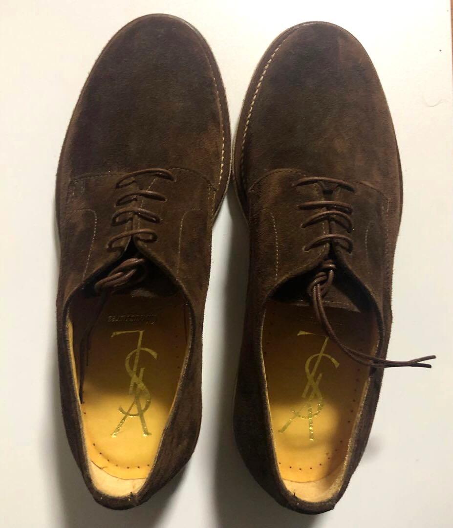 イヴ・サンローラン　スウェードメンズシューズ