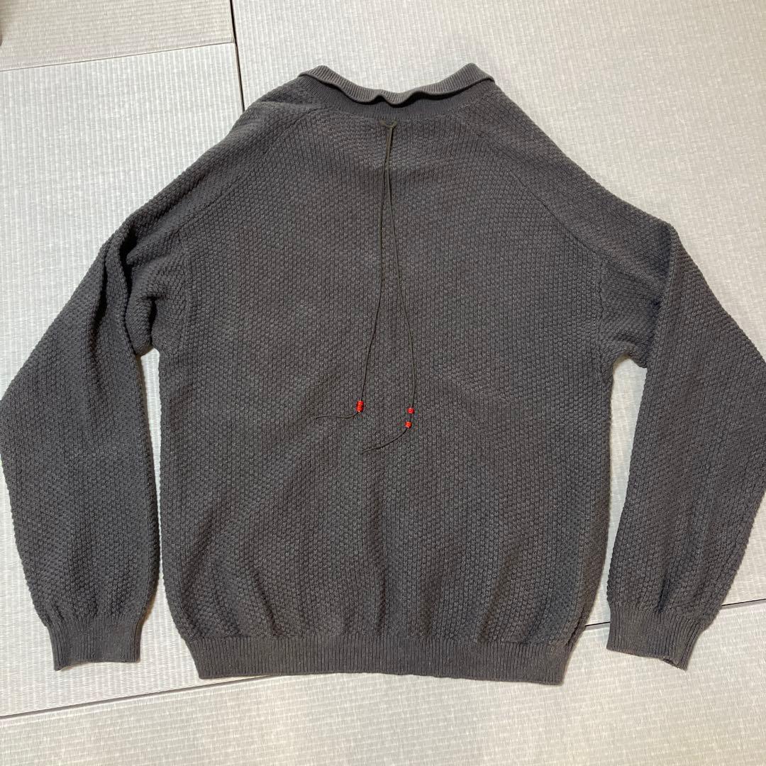 本日限定値下げ　25AW ANCELLM SKIPPER KNIT(BROWN)