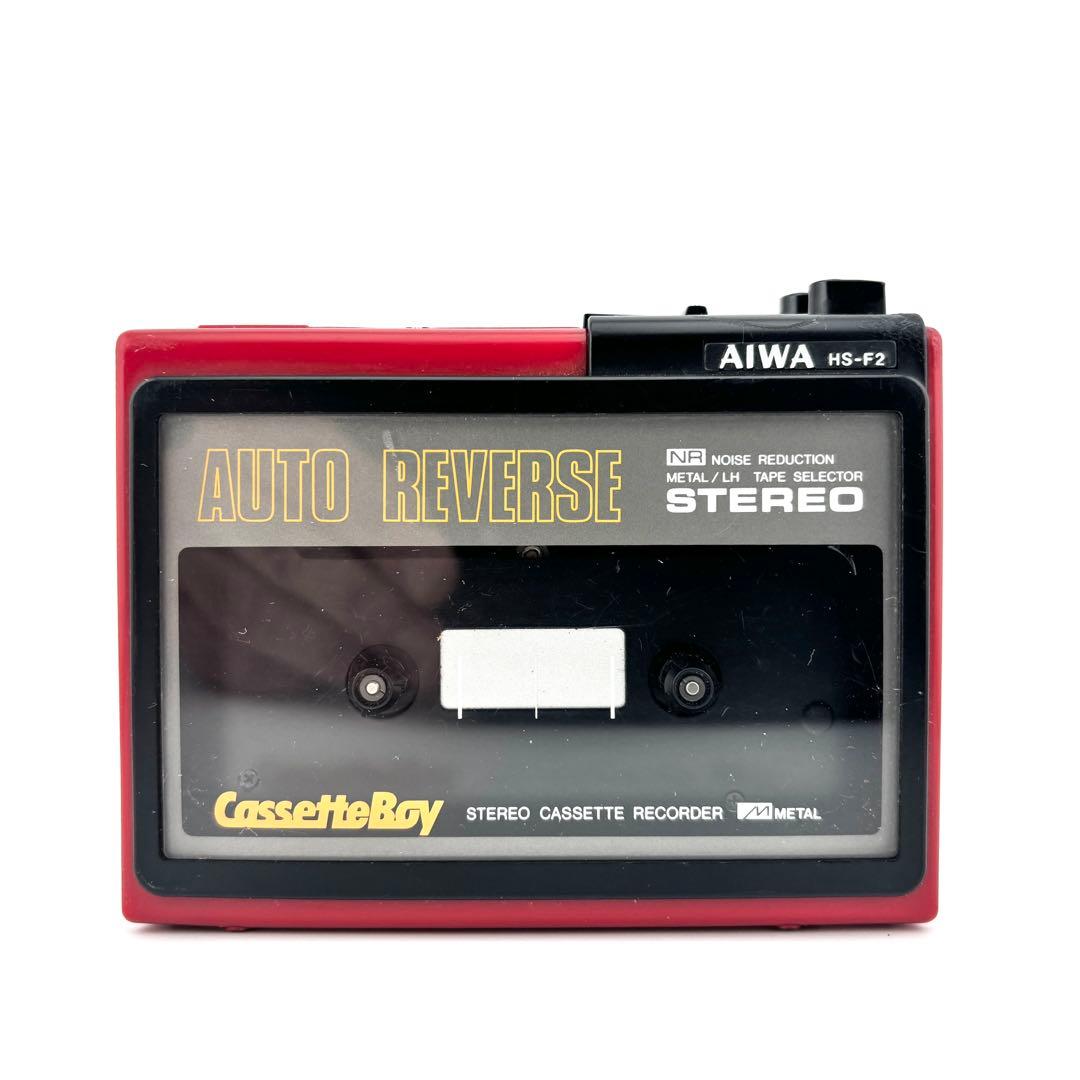 【通電確認済】AIWA HS-F2 カセットボーイ アイワ