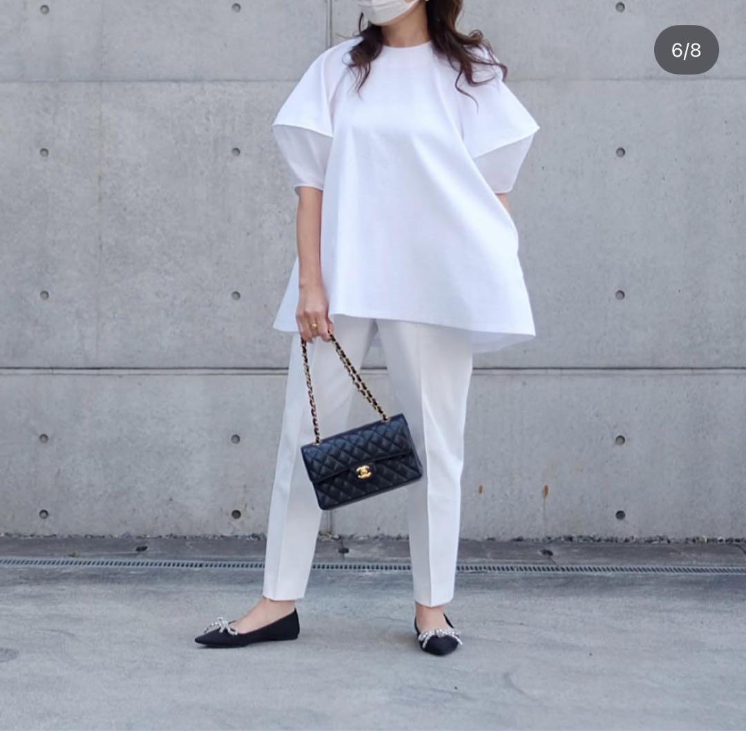 liten キャンディチュニックブラウス ホワイト チュニック 半袖